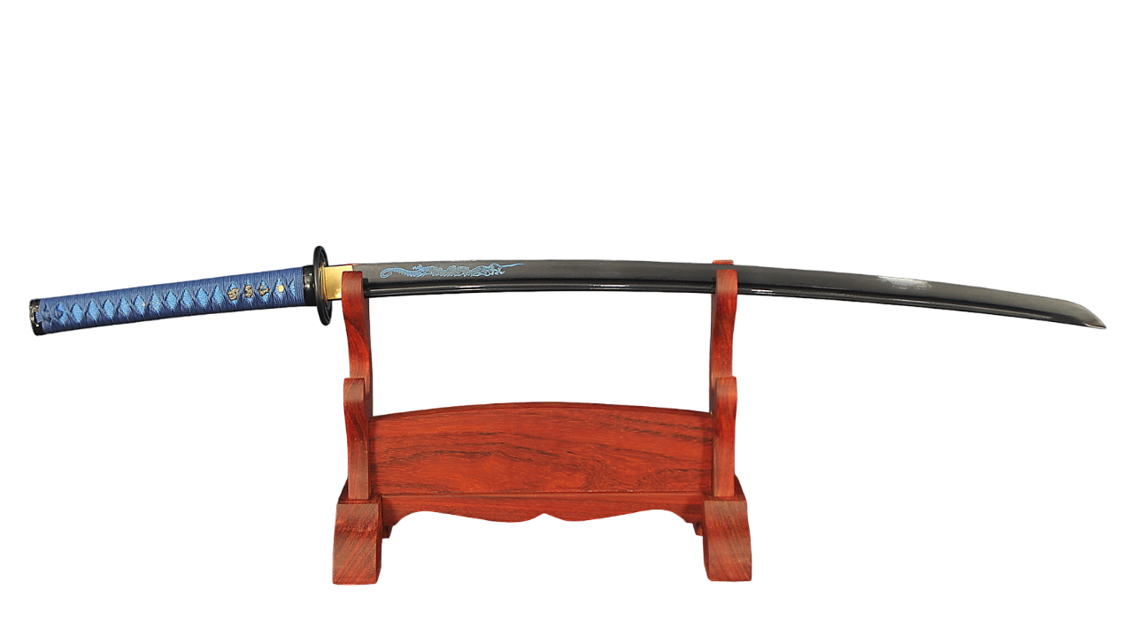 Katana Kurogane Dragon – 2048 Damascus Steel