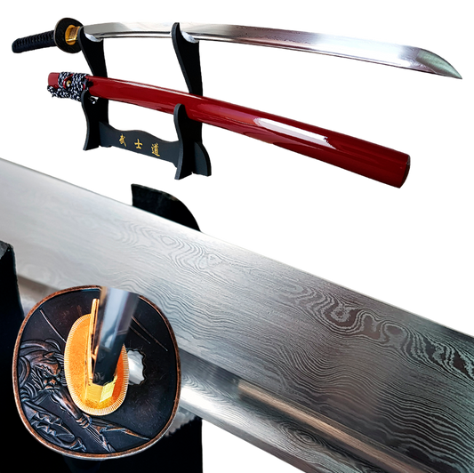 Katana Rikai – 2048 Damascus Steel