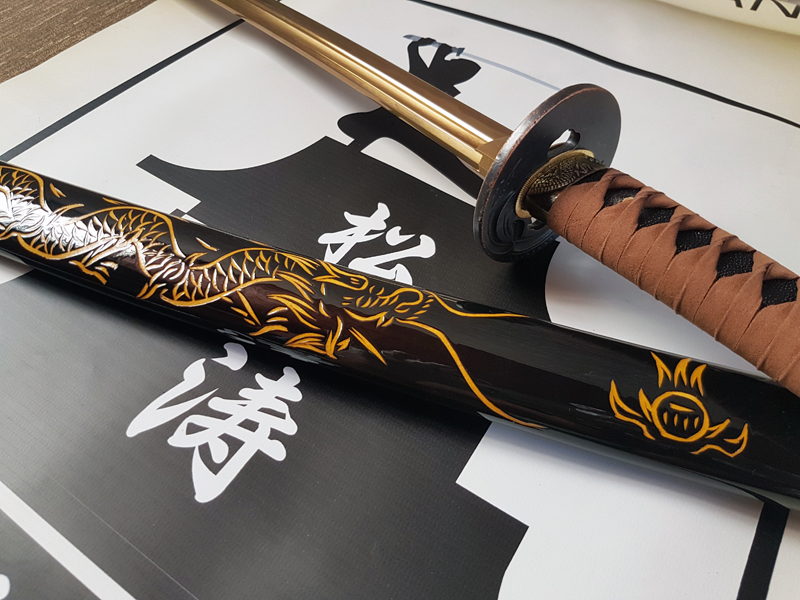 Dtyes autentica Spada giapponese Real Katana Spada Sharp T10 Clay